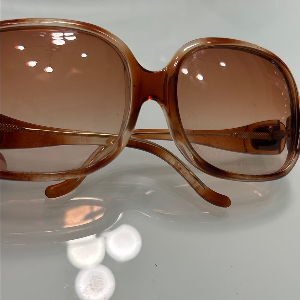 Balenciaga Oversized Brown Gradient Sunglasses - Picture 8 of 9